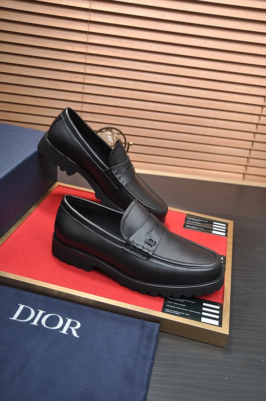 Men's shoes 💰620💶[Dior] (water-dyed cowhide lining) Dior original 1:1 high-quality factory, imported original materials, imported raw cowhide, water-dyed cowhide lining, original TPU outsole, code number: 38-44 (45 customized)